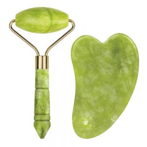 Lindo Jade Roller Gua Sha Kit - Premium Jade