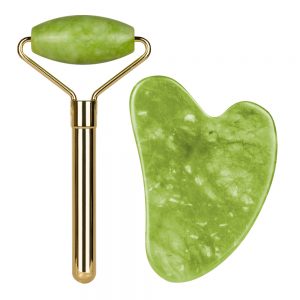 Lindo Jade Guasha & Roller - Premium Jade Massage Set