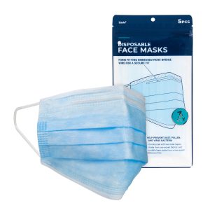 Lindo 3-Ply Disposable Face Mask - 5pcs/pk