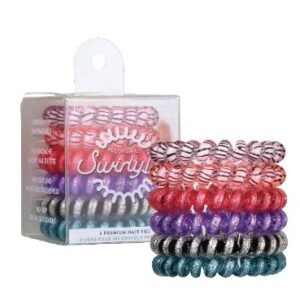 Lindo Medium SwirlyDo - 6pcs/pk - Bright Shimmer