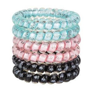Lindo Large SwirlyDo Tropical Series - 6pcs/pk - Plumeria