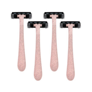Fraîche Biodegradable Body Razors - 4pcs/pk (Pink)