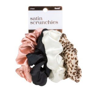Lindo Satin Scrunchie (Large) - 4pcs/pk