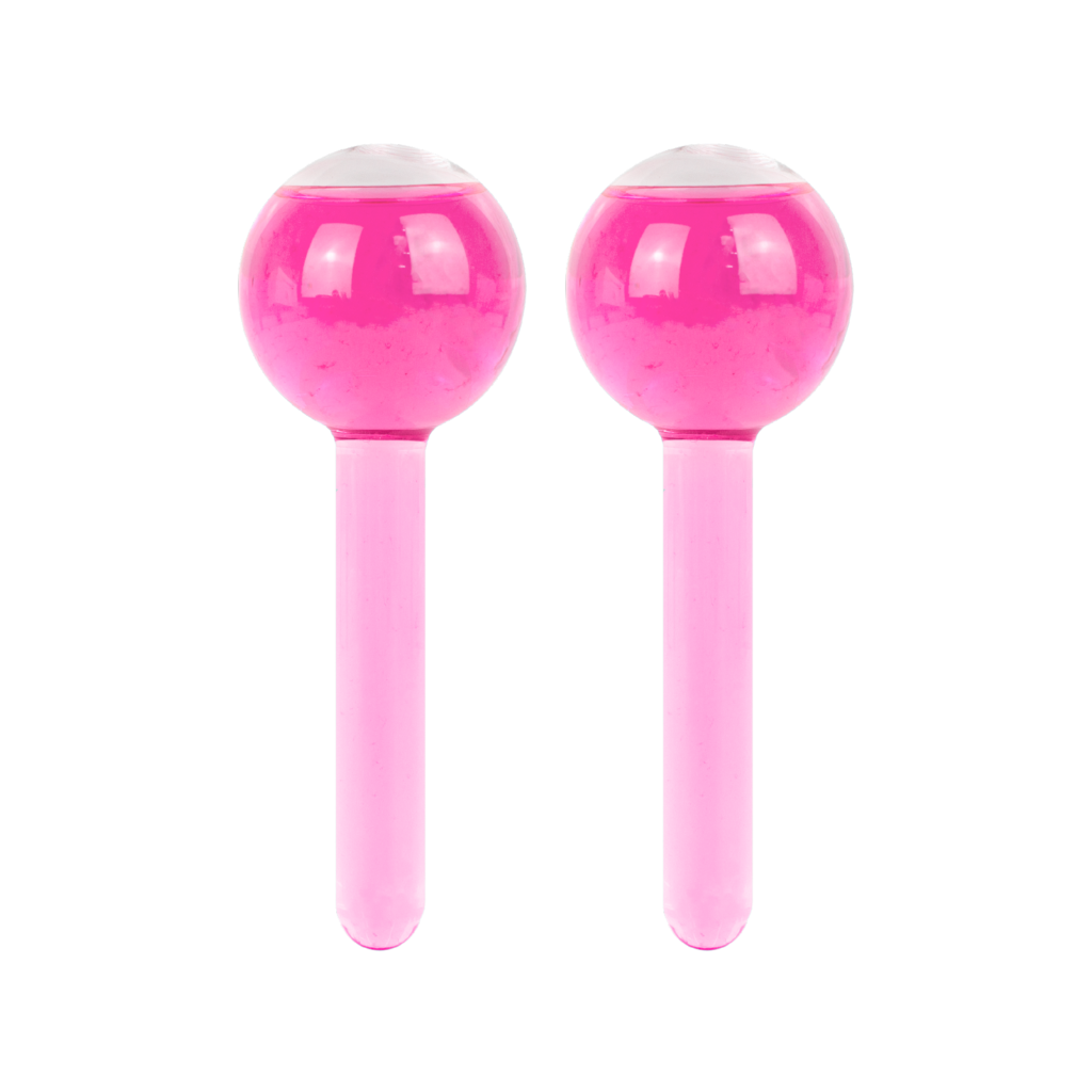 Pink Cooling Facial Globes