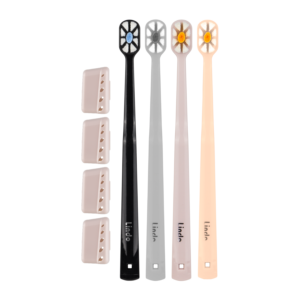 Lindo Polishing Toothbrushes w/ Caps - 8pcs/pk