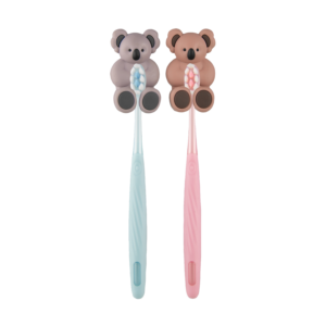 Lindo Ultra Soft Toothbrushes w/ Koala Holders - 4pcs/pk